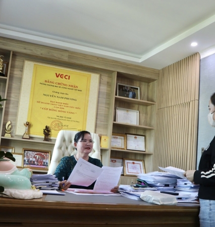 Bà Nguyễn Nam Phương - CTHĐTV Công ty TNHH Lan Anh 